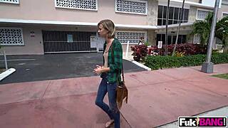 Haley Reed Teen Sucks Cock And Gets Facial In Public!