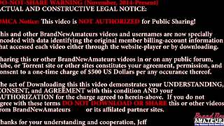 Faith milks cock with tits!