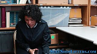 caught thief gives head and fucks in this hardcore reality scene