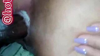 Playing with Married Woman's Ass in Anal Creampie