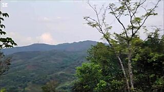 Outdoor Workout with Girlfriend Ends in Pantyhose Fun