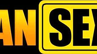 I got my big tits ebony stuffed rough from behind by that hung white traveler