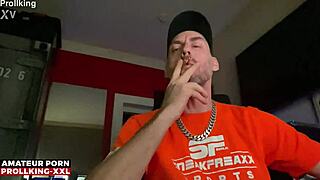 Prollking XXL displays big bulge in sneakers and socks