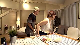 lady in lingerie drowns in pleasure