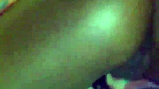 ebony teen with fat ass takes backshots! so intense!