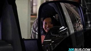 Alina Li craves lots of cock in public spots, but hides her slutty side from friends.