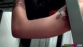 Kiara Cole and Rosalyn Sphinx, two stepsisters, get stuck and fuck wildly!