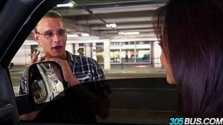 Alina Li craves lots of cock in public spots, but hides her slutty side from friends.