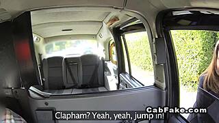 Belgium tourist sucks huge cock in fake cab?