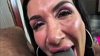 Princess Jasmine Sucks And Fucks Big Black Cock