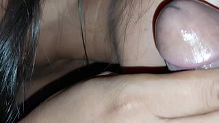 My wife with that perfect ass rides me in her thong until I cum inside 😍