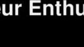 Laura in a tight dress shows her wide pussy.