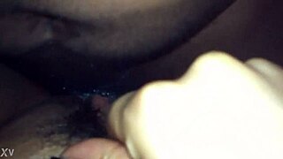 look at this creamy creampie dripping out of her pussy after i filled her up