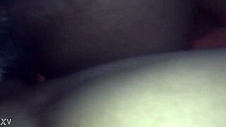 look at this creamy creampie dripping out of her pussy after i filled her up