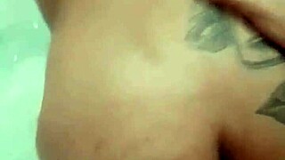 I got a sloppy blowjob from escort then fucked her tasty pussy in motel jacuzzi