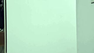 husband films wife cleaning the floor - en sub