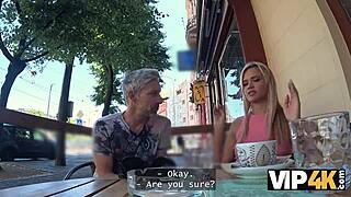 Hey, that vip4k blondie had some wild fun in a public toilet, right? 😉