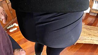 Warm up the naughty shorty before punishing her ass!