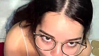 Debora Mendes gives POV blowjob with ass reflection and facial 😈