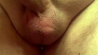 Grandpa boldly displays his flaccid cock in a close-up homemade video.