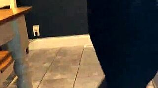 Big booty milf wife dances and shakes her big ass in amateur video