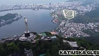 brazilian milf feels very sexy during hot masturbation in rio motel