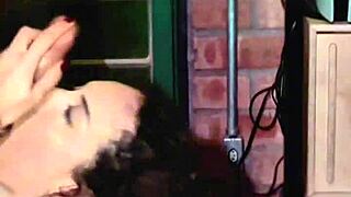 i gag hard on it - sloppy deepthroat by brunette latina with natural tits 😈