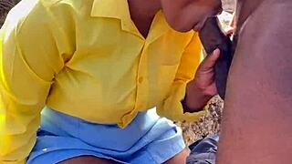 Outdoor Bbc Pounding Juicy Ebony Ass