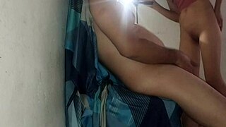 stepsister whore rides big cock bareback