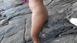 Three beauties on beach with Paty Bumbum Melissa Devassa Arlequina do Funk