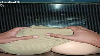 Trailer Candy Enjoys Vaginal Sex in Beige Panties