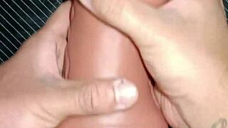 Lipsy intense anal and toy blowjob from ass to mouth