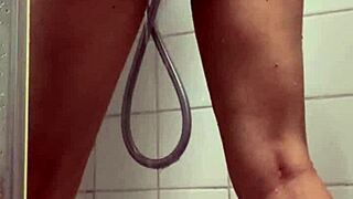 PETITE ARAB SHOWER MASTURBATION: ANAL CREAMPIE DEEPTHROAT FUN!