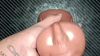 Lipsy intense anal and toy blowjob from ass to mouth