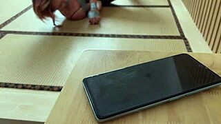 Horny girlfriend tied up and is punished with a vibrator