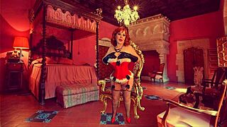 Granny Carmens Christmas In July Stick & Dick Orgasms?