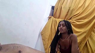 This Brazilian amateur ebony is getting anal.