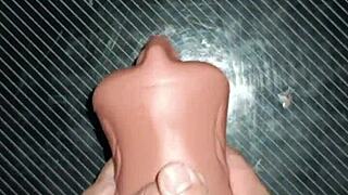 Lipsy intense anal and toy blowjob from ass to mouth