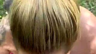 In the park, she always swallows my cum