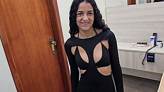 Novinha Talitinha lets Jr fuck her ass freely on first channel time