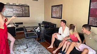 Tourists Bang Two Argentinian Stripper Whores