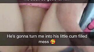 Cheating Milf Wife Bred and Creampied in Snapchat Compilation