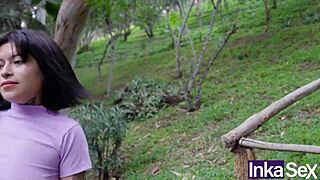 Dora The Explorer Petite Peruvian Receives Outdoor Therapy