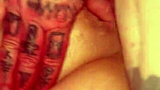 Thick amateur in missionary pose with partner