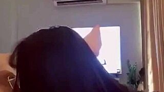 Ladyboy Dick Asian Pounded in Stockings Outdoors