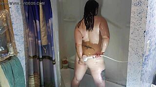 i squirted in the shower after a stressful day with my dildo