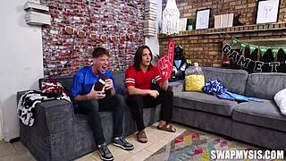 social media showdown aria and katies wild night with stepbros