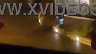 girlfriend masturbates in public hotel window orgasm