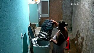 Hidden Camera: Neighbor Masturbates in Backyard, Watched by Neighbor!