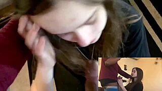 Lesbian best friend sucks big black cock just to have a place to stay